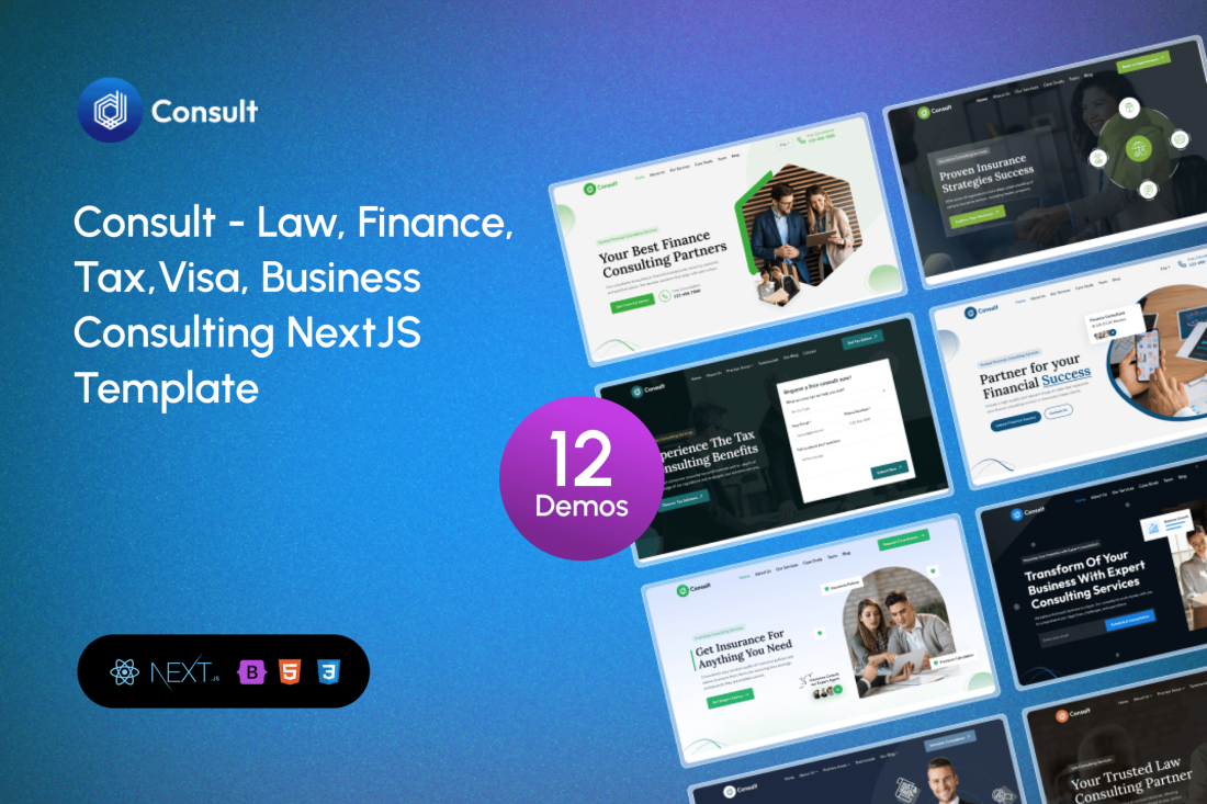 Consult - Business Consulting NextJS Template