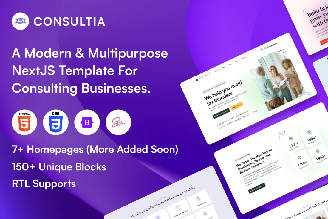 Consultia - Business Consulting NextJS Template