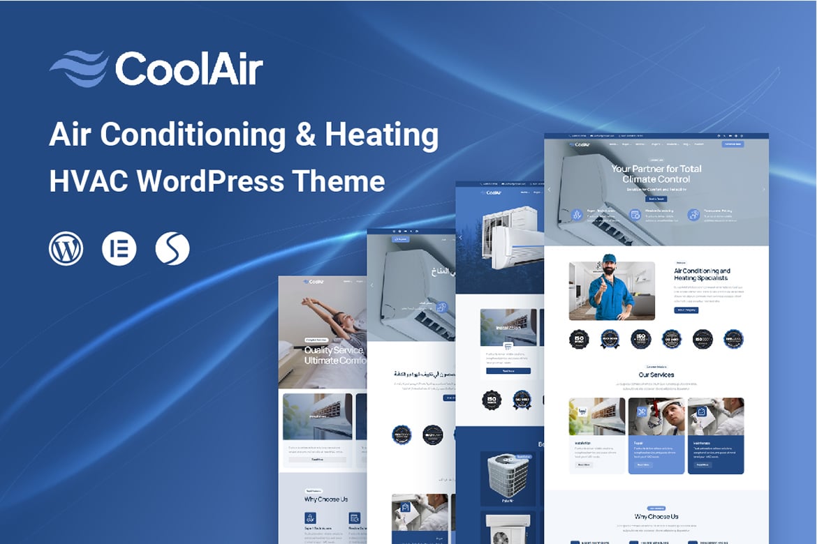 Coolair – Air Conditioning & Heating HVAC Theme 1.3.0