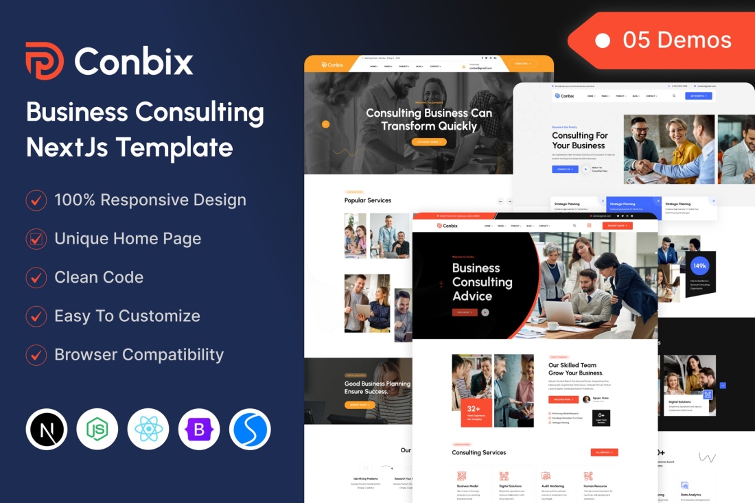 Corporate Business Consulting NextJS Template