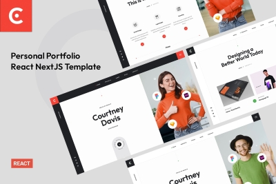 Courtney - Personal Portfolio React Template