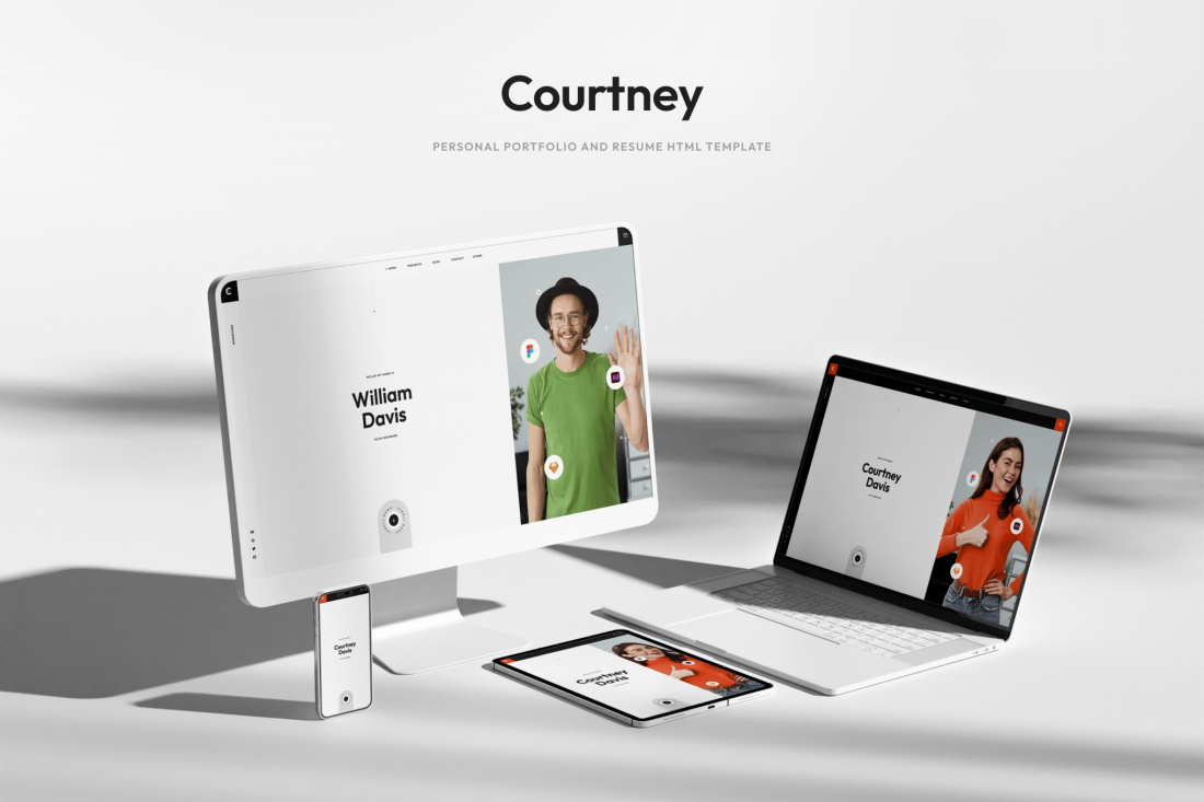 Courtney - Personal Portfolio, Resume