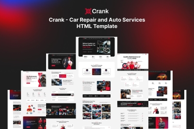 Crank - Car Repair & Auto Services HTML5 Template