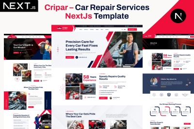 Cripar - Car Repair Services React NextJs Template