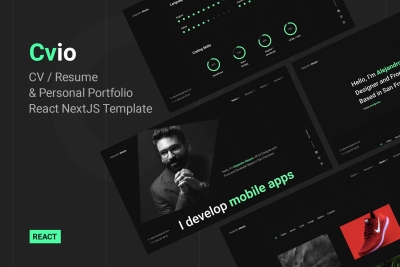 Cvio - Personal Portfolio React Template