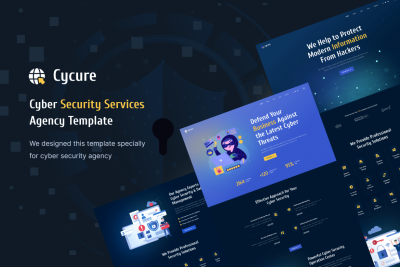 Cycure – Cyber Security Services React Next js