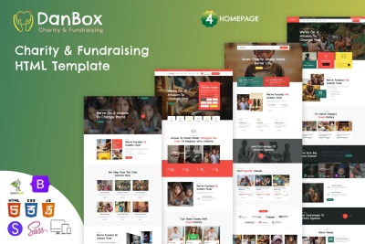 Danbox - Charity & Fundraising HTML Template
