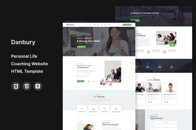 Danbury - Life Coaching Website HTML Template