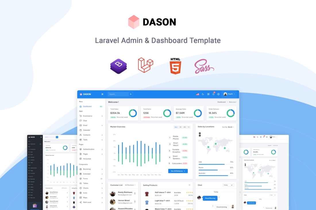Dason - Laravel Admin & Dashboard Template