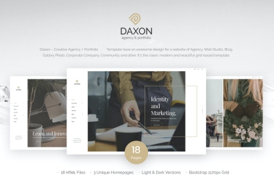 Daxon - Agency & Portfolio HTML5 Template