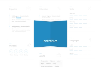 Difference - CV/RESUME TEMPLATE