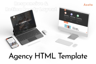 Digital Agency HTML Template - Azota
