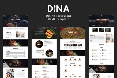 Dina - Dining Restaurant Cafe Template