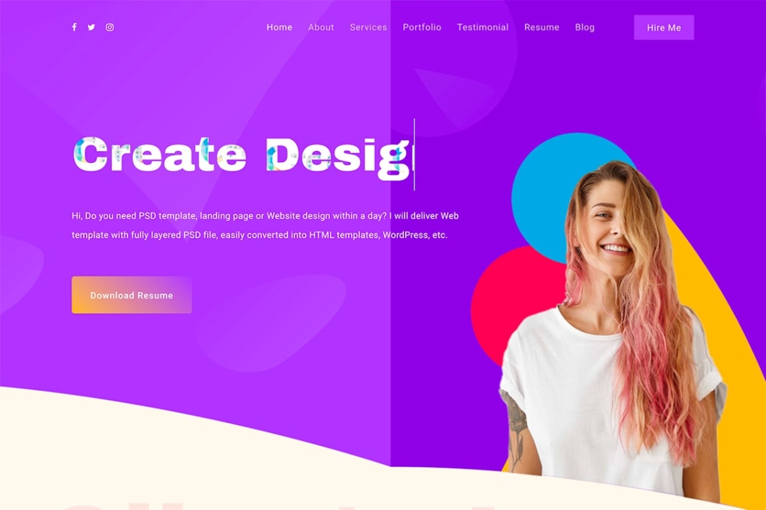 Dolio - Personal Portfolio Template