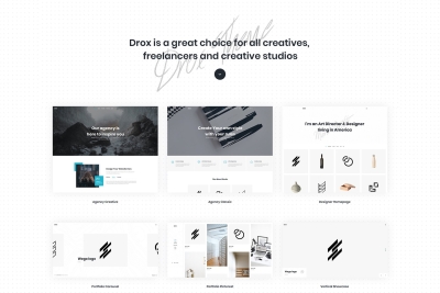 Drox - Agency & Portfolio Responsive Template