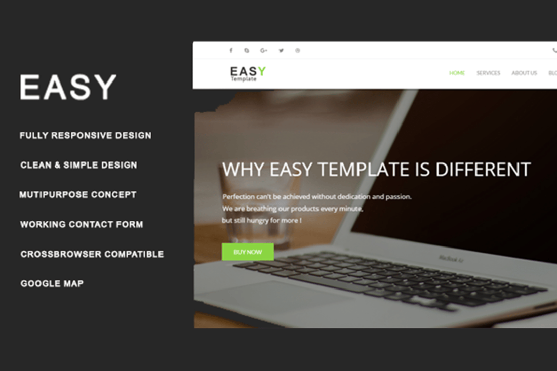 Easy Template - Multiuse HTML Template