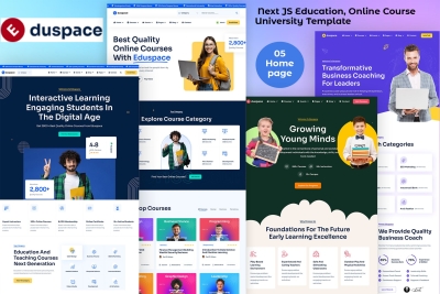 Eduspace - Education, Online Course Next JS