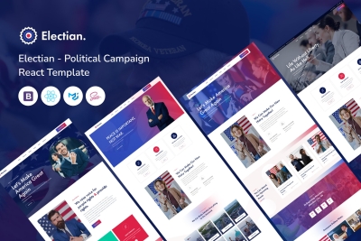 Electian - Political Campaign React Template