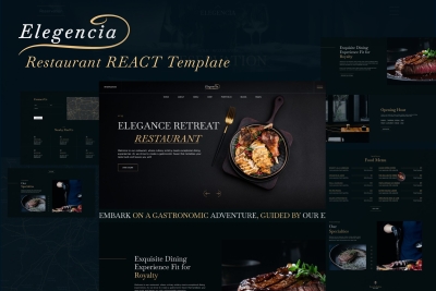 Elegencia - Royale Restaurant ReactJS Template