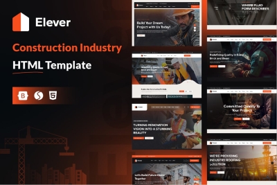 Elever - Construction HTML Template