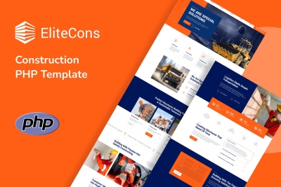 Elitecons - Construction Building PHP Template