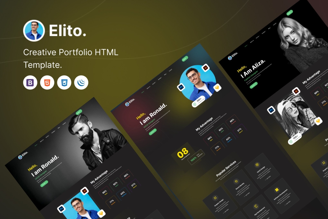 Elito - Creative Portfolio HTML5 Template