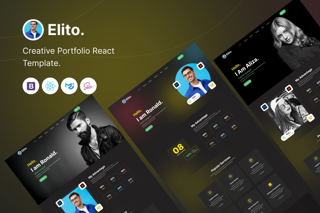 Elito - Creative Portfolio React Template