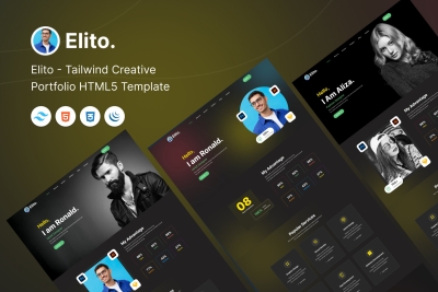 Elito - Tailwind Creative Portfolio HTML5 Template