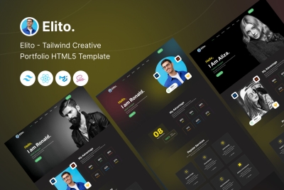 Elito - Tailwind CSS Portfolio React Template