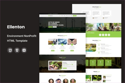 Ellenton - Environment / Non-Profit HTML Template