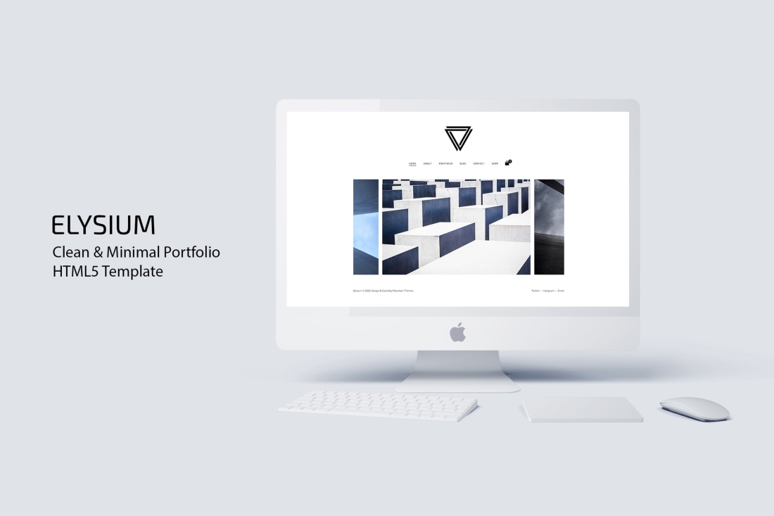 Elysium - Clean & Minimal Portfolio HTML5 Template