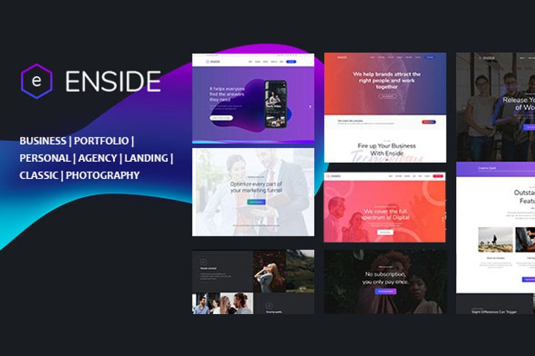 Enside - Multipurpose Onepage Template