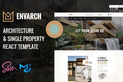 EnvArch – Single Property React Template