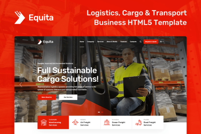 Equita - Logistics Cargo HTML Template