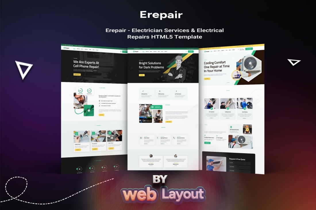 Erepair -  Electrical Repair Services Template