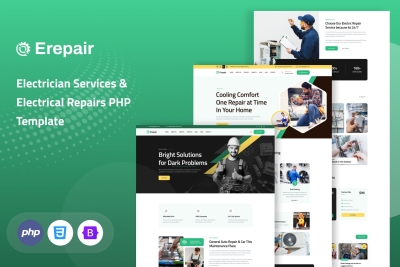 Erepair - Electrician Services PHP Template