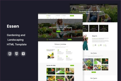 Essen - Gardening and Landscaping HTML Template