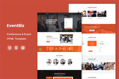 EventBiz - Conference & Event HTML Template