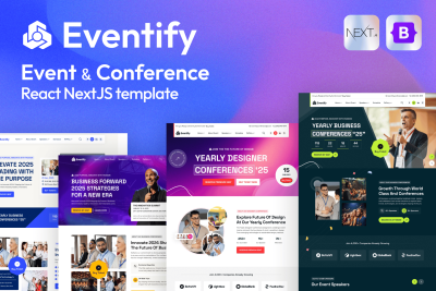 Eventify - Event And Conference NextJS React