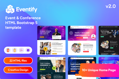 Eventify - Event & Conference HTML template