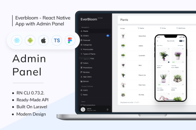 Everbloom - Plant Online Store App with Backend