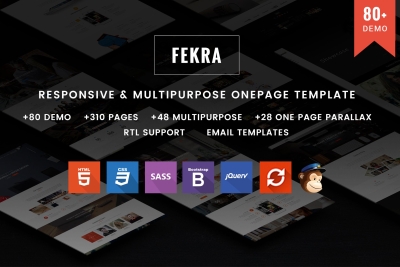 Fekra - Responsive One/Multi Page HTML5 Template