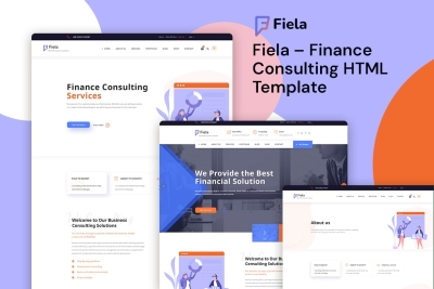 Fiela – Finance Consulting HTML Template
