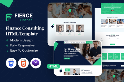 Fierce Finance | HTML Template