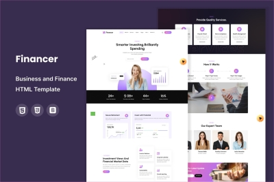 Financer - Business and Finance HTML Template