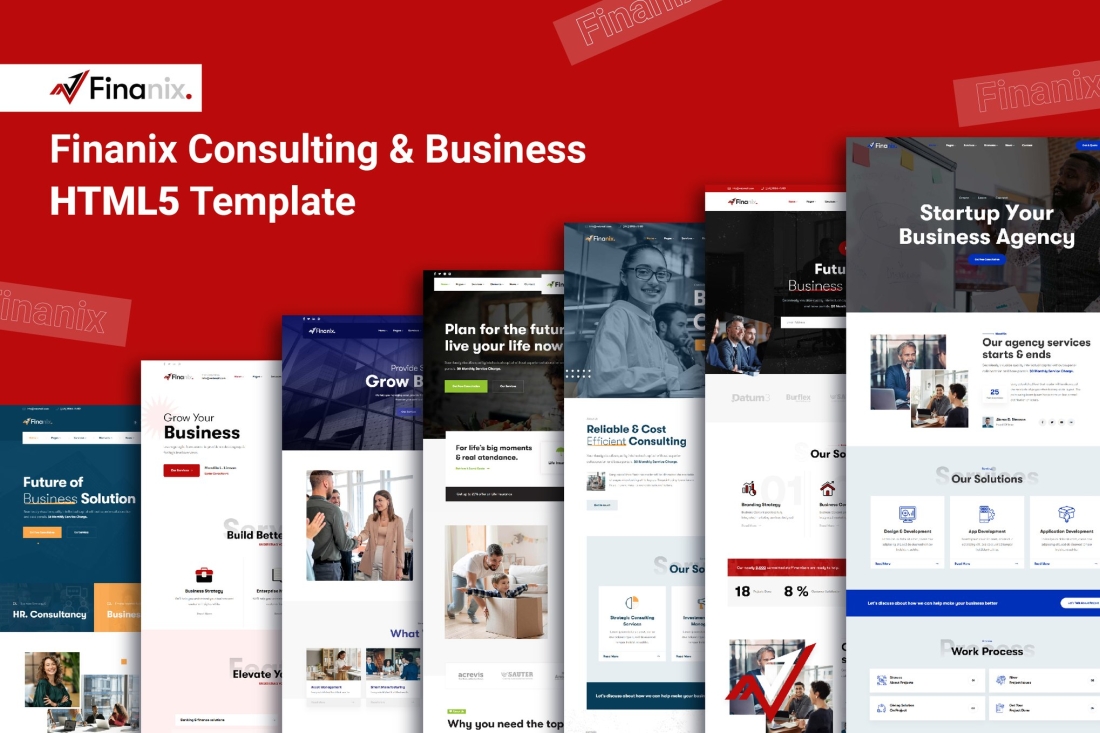 Finanix - Consulting & Business HTML5 Template
