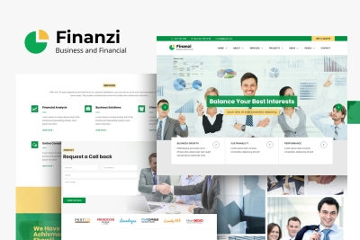 Finanzi - Finance and Business HTML Template