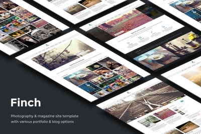 Finch – Photography & Magazine Site Template