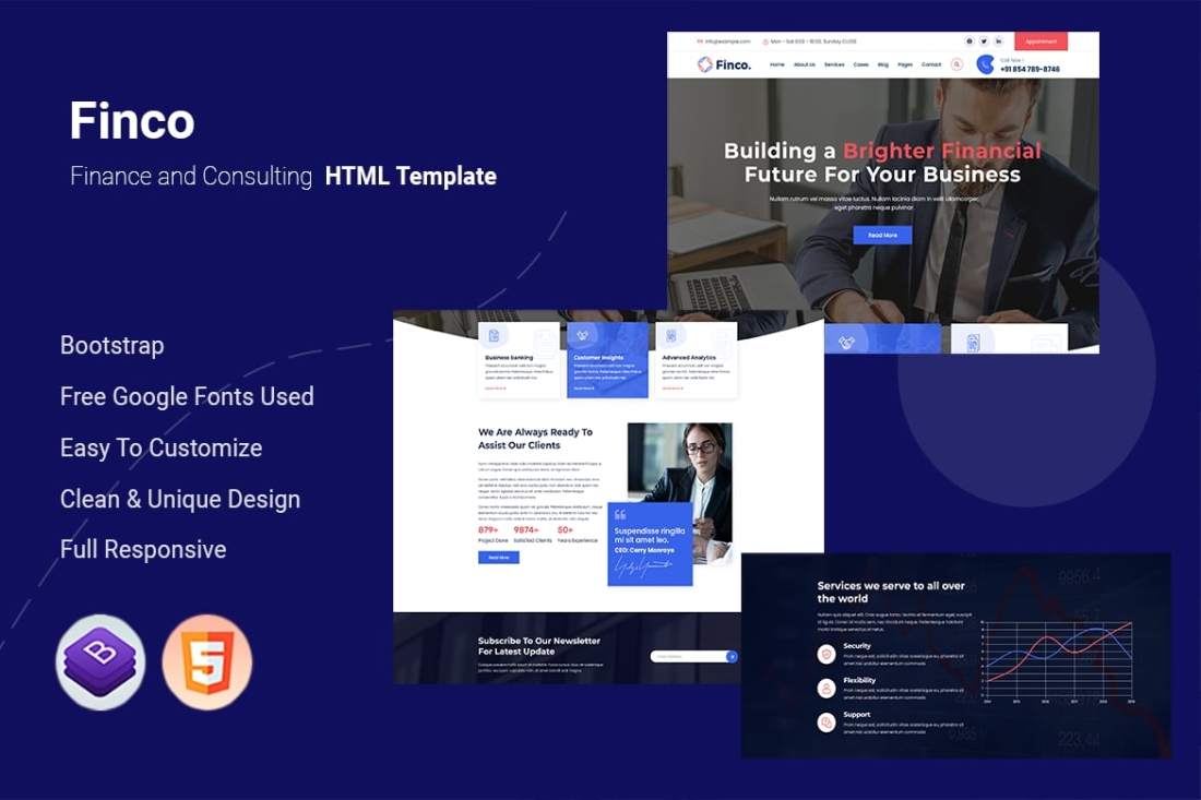 Finco - Finance and Consulting HTML Theme
