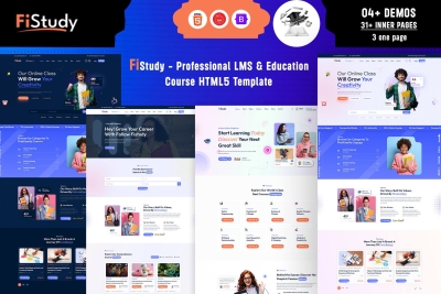 FiStudy - LMS & Education Course HTML5 Template